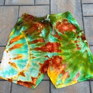 Vibrant Tie-Dye Shorts